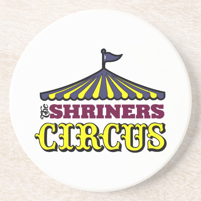 Shriners Circus Drink Coaster (Front)