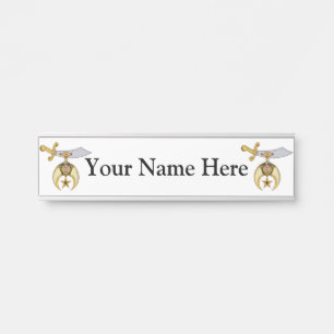 Shriners Door Sign
