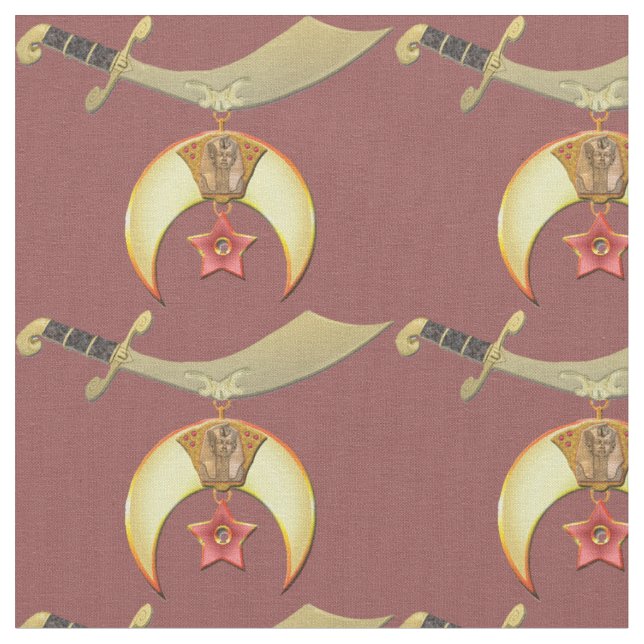 Shriners fabric (Close Up)
