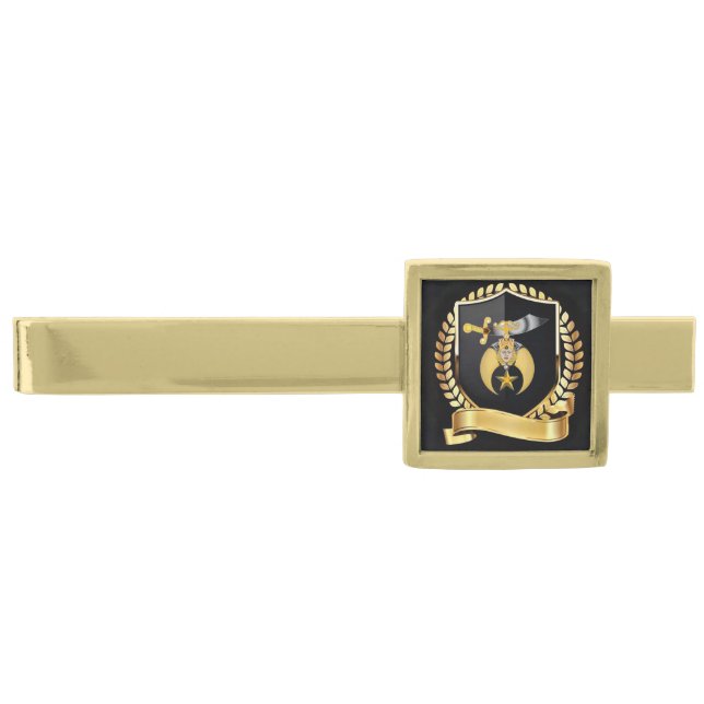 Shriners Gold Finish Tie Bar (Front)