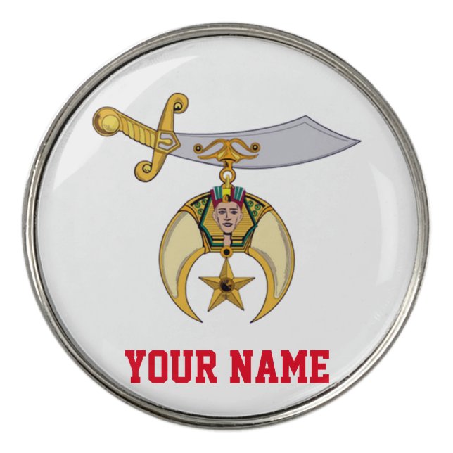 SHRINERS GOLF BALL MARKER (Front)