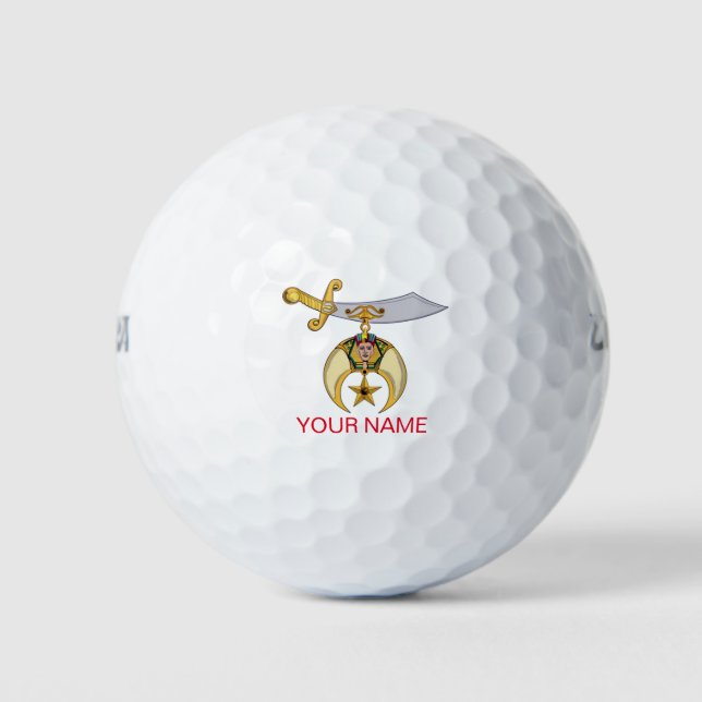 SHRINERS GOLF BALLS (Front)