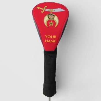 Shriners Golf Head Cover by ALMOUNT at Zazzle