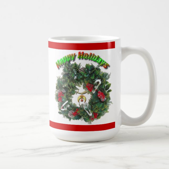 Shriners holidays coffee mug (Right)