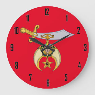 SHRINERS LARGE CLOCK