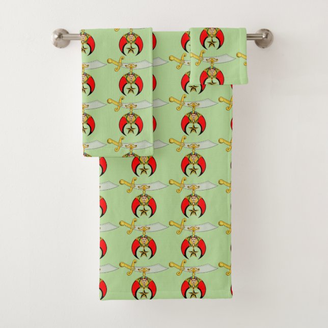 Shriner's Man Cave Bath Towel Set (Insitu)