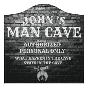 Shriners Man Cave  Door Sign