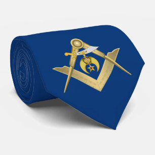 Shriners Masonic Neck Tie