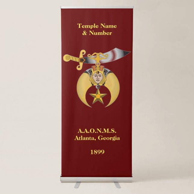Shriners Retractable Banner (Front)