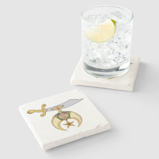 SHRINERS STONE COASTER