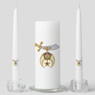 SHRINERS UNITY CANDLE SET