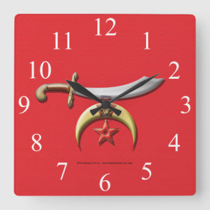Shriners Wall Clock