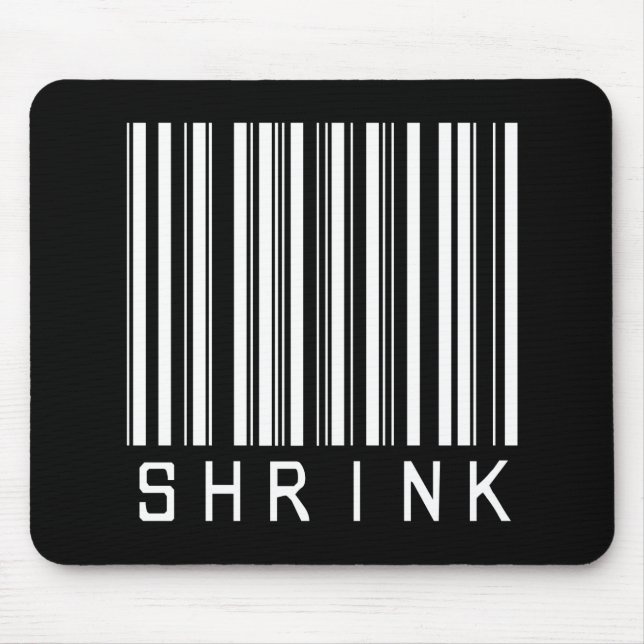 Shrink Bar Code Mouse Pad (Front)
