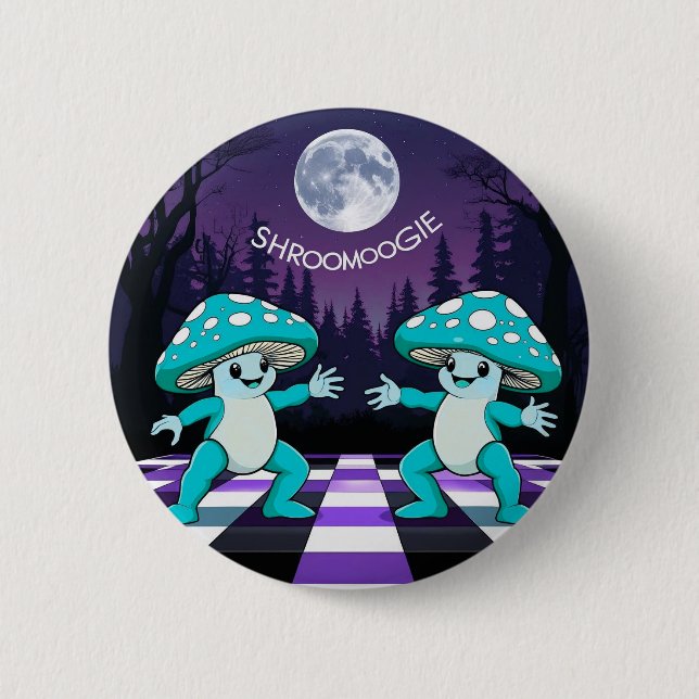 Shroom Boogie Badge Button (Front)