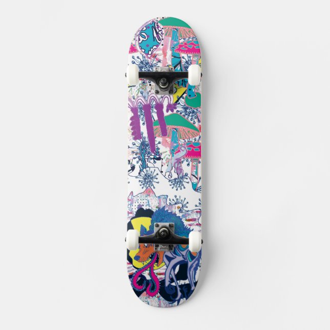 Shroom Paradise Skateboard Deck (Front)