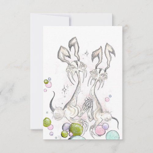 Shroombunnies  thank you card