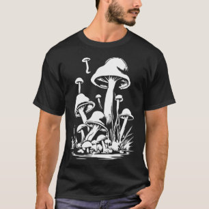 Shrooming Mushrooming Mycology Hunter  Fungi Mushr T-Shirt