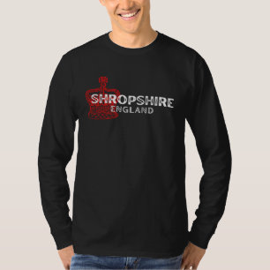 SHROPSHIRE England Crown Badge T-Shirt