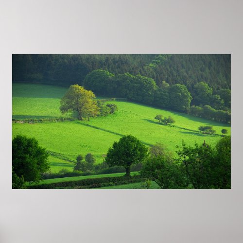 Shropshire Hills Poster