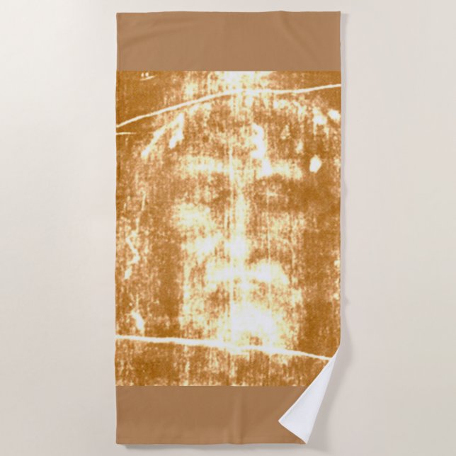 SHROUD of TURIN Beach Towel (Front)