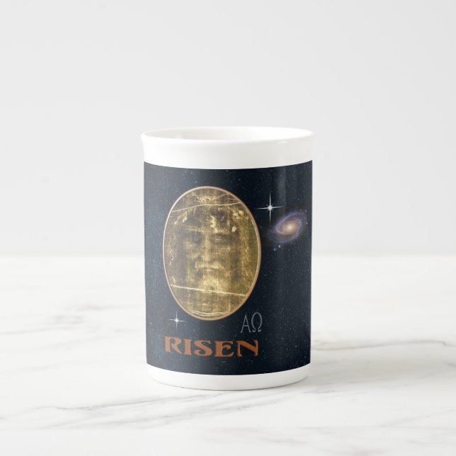Shroud of Turin Bone China Mug (Front)