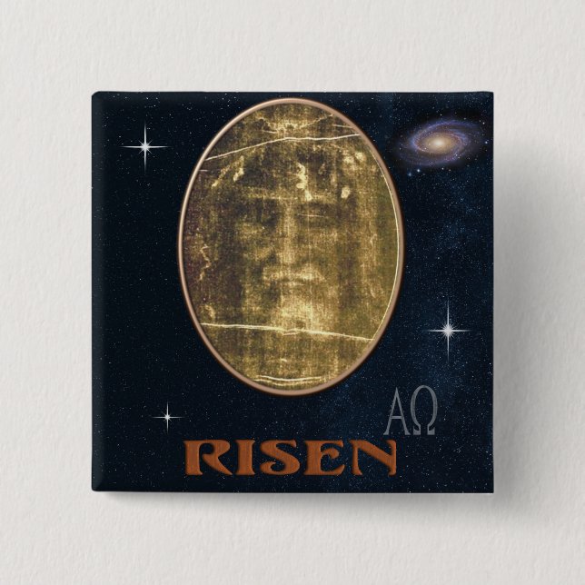 Shroud of Turin Button (Front)