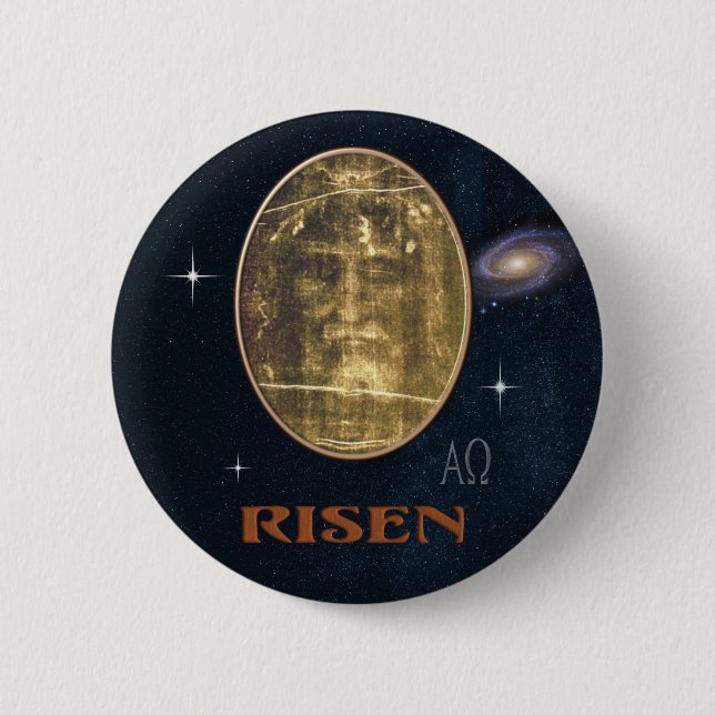 Shroud of Turin Button (Front)