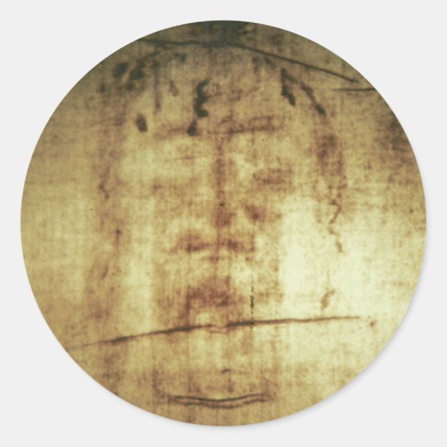 Shroud of Turin Classic Round Sticker (Front)