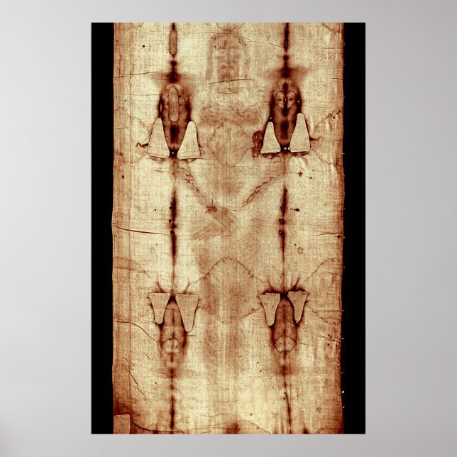 Shroud of Turin, Frontal View, Full Size Poster (Front)
