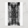 Shroud of Turin, Frontal View Negative Postcard