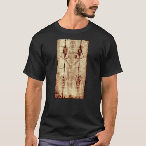 Shroud of Turin Frontal View T_Shirt