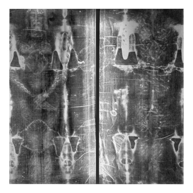 Shroud Of Turin Full Version Acrylic Print (Front)