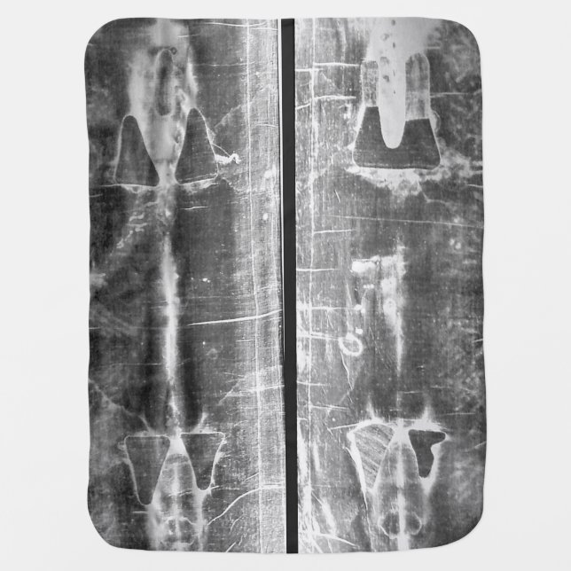 Shroud Of Turin Full Version Baby Blanket (Front)