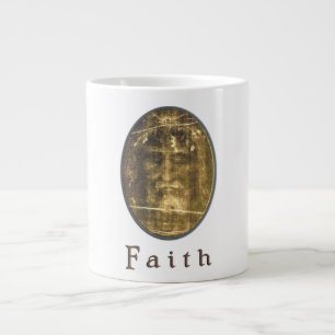 Shroud of Turin Giant Coffee Mug