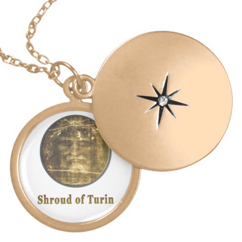 Shroud of Turin Gold Plated Necklace