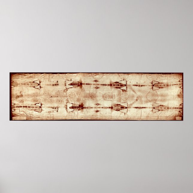 Shroud of Turin Jesus Burial Cloth Poster (Front)