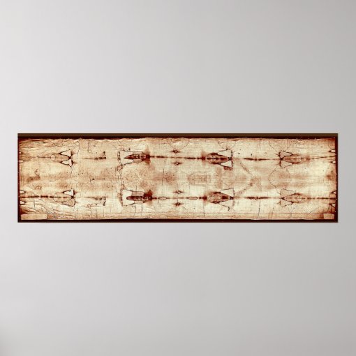 Shroud Of Turin Jesus Burial Cloth Poster Zazzle