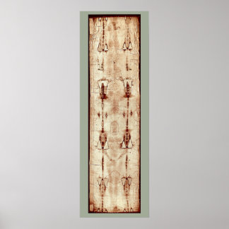Shroud of Turin Jesus Christ Burial Cloth Poster
