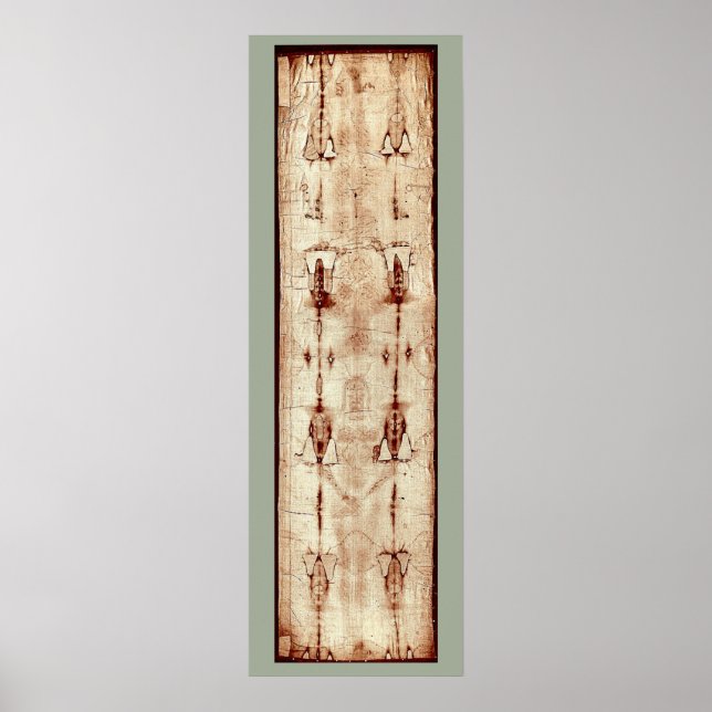 Shroud of Turin Jesus Christ Burial Cloth Poster (Front)