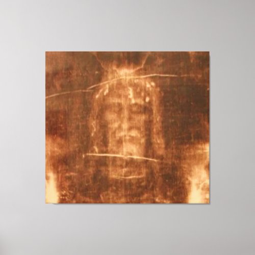  Shroud of Turin Jesus Christ face Holy Face Canvas Print