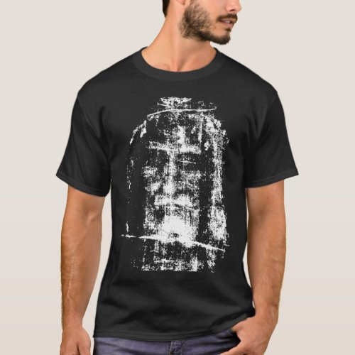 Shroud of Turin Jesus Christ Face Premium  T_Shirt