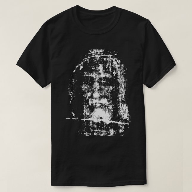 Shroud of Turin Jesus Christ Face T-Shirt (Design Front)
