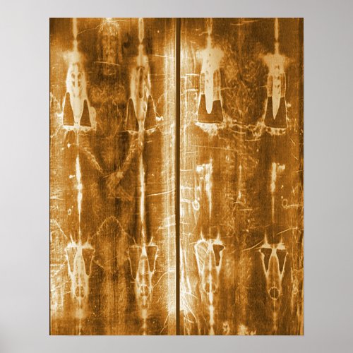 Shroud of Turin Jesus Christ Poster