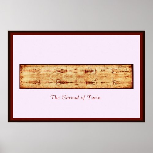 Shroud of Turin Jesus Holy Face Full Poster