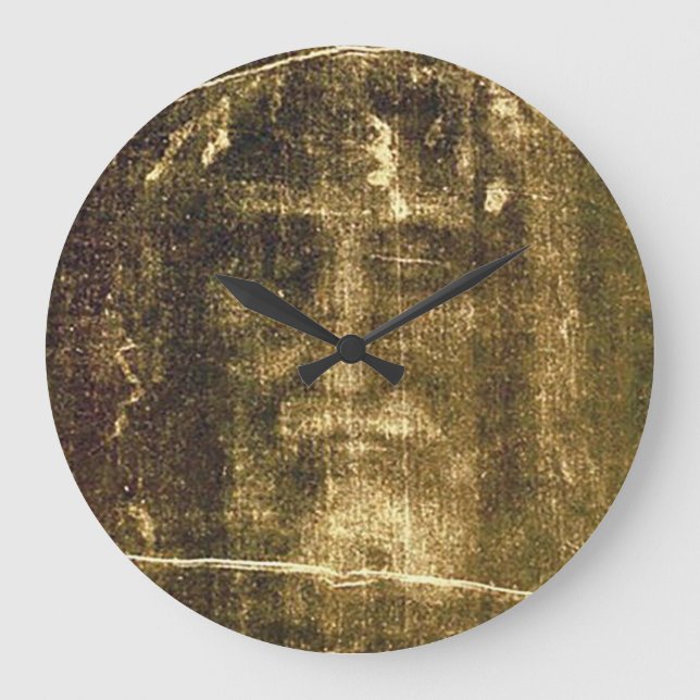 Shroud of Turin Large Clock (Front)