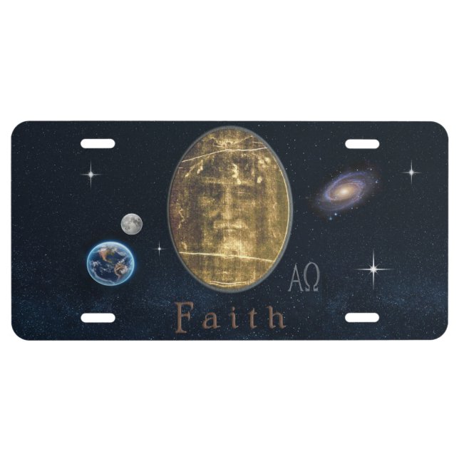Shroud of Turin License Plate (Front)