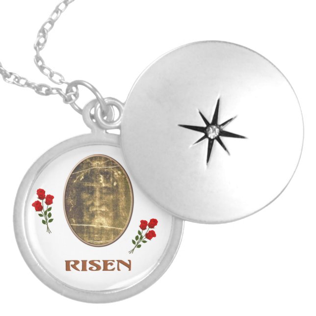 Shroud of Turin Locket Necklace (Front)
