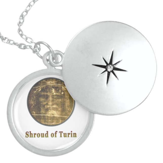 Shroud of Turin Locket Necklace (Front)