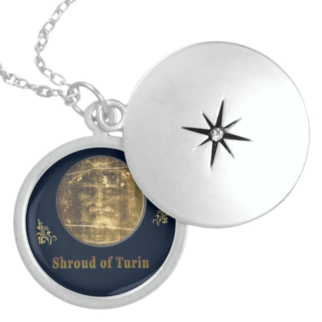 Shroud of Turin Locket Necklace (Front)