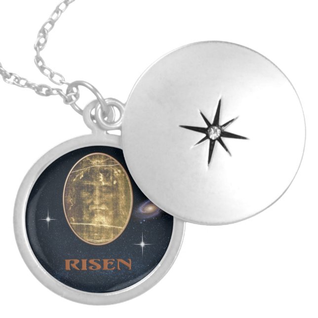 Shroud of Turin Locket Necklace (Front)
